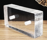 Solid Glass Block Bricks Crystal Ultra Clear Fused Wall Decorative